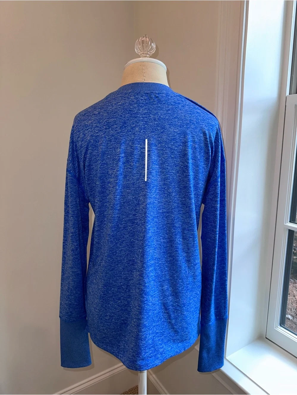 Nike Women’s Royal Blue Heather Long-Sleeve Training Top